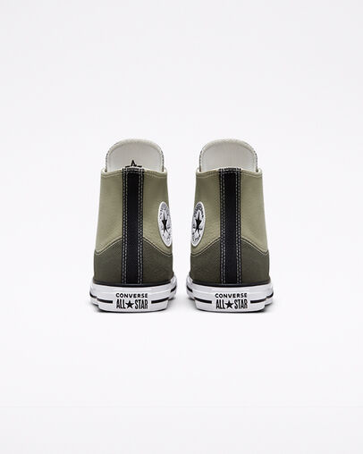 Chuck Taylor All Star Split Upper Hybrid Texture Light Field Surplus, Heel View