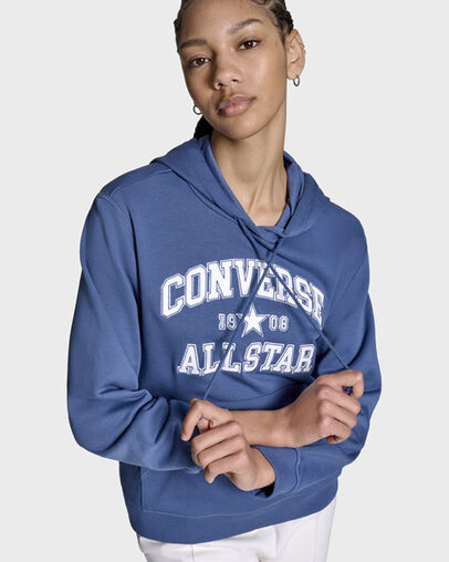 All Star Hoodie Slacker Blue, Full Body View