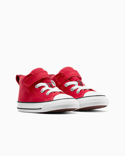 Chuck Taylor All Star Malden Street Red/White/Black, Top and Side View