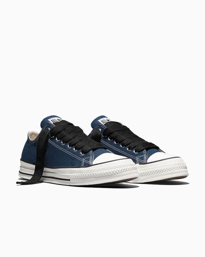 Chuck Taylor Throwback Navy/Vintage White/Black, Top and Side View