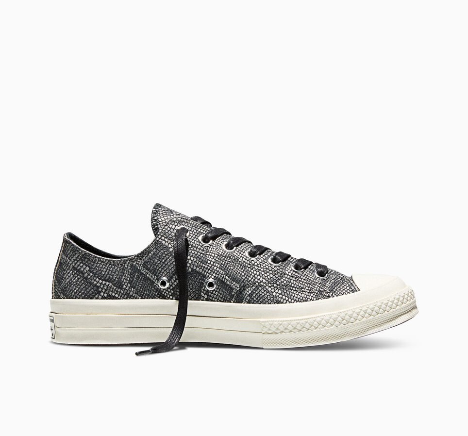 Chuck 70 Snakeskin Print Black/Black/Egret