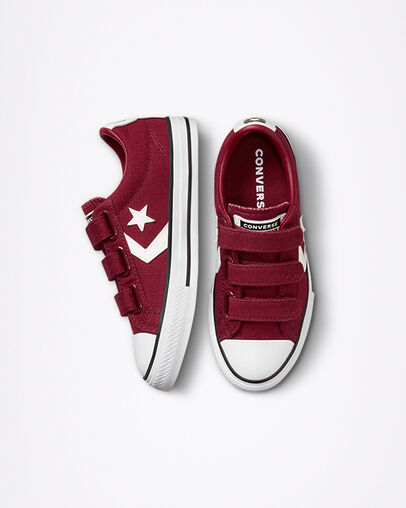 Star Player Easy-On Seasonal Color Team Red/White/Black, Top and Side View