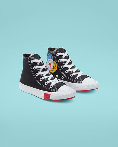 CTAS HI BLACK/UNIVERSITY RED/AMARILLO Schwarz/University Red/Amarillo, Angled View