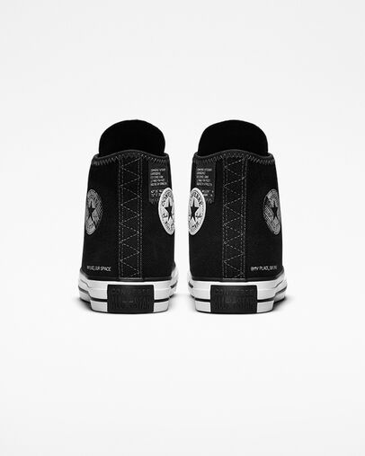 Chuck Taylor All Star Outdoor Experience Negro/Blanco/Gris humo oscuro, Heel View