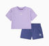 Boxy T-Shirt and Shorts Set Indigo Storm