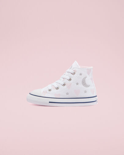Chuck Taylor All Star My Wish White/Pink/Silver, Inner Side View