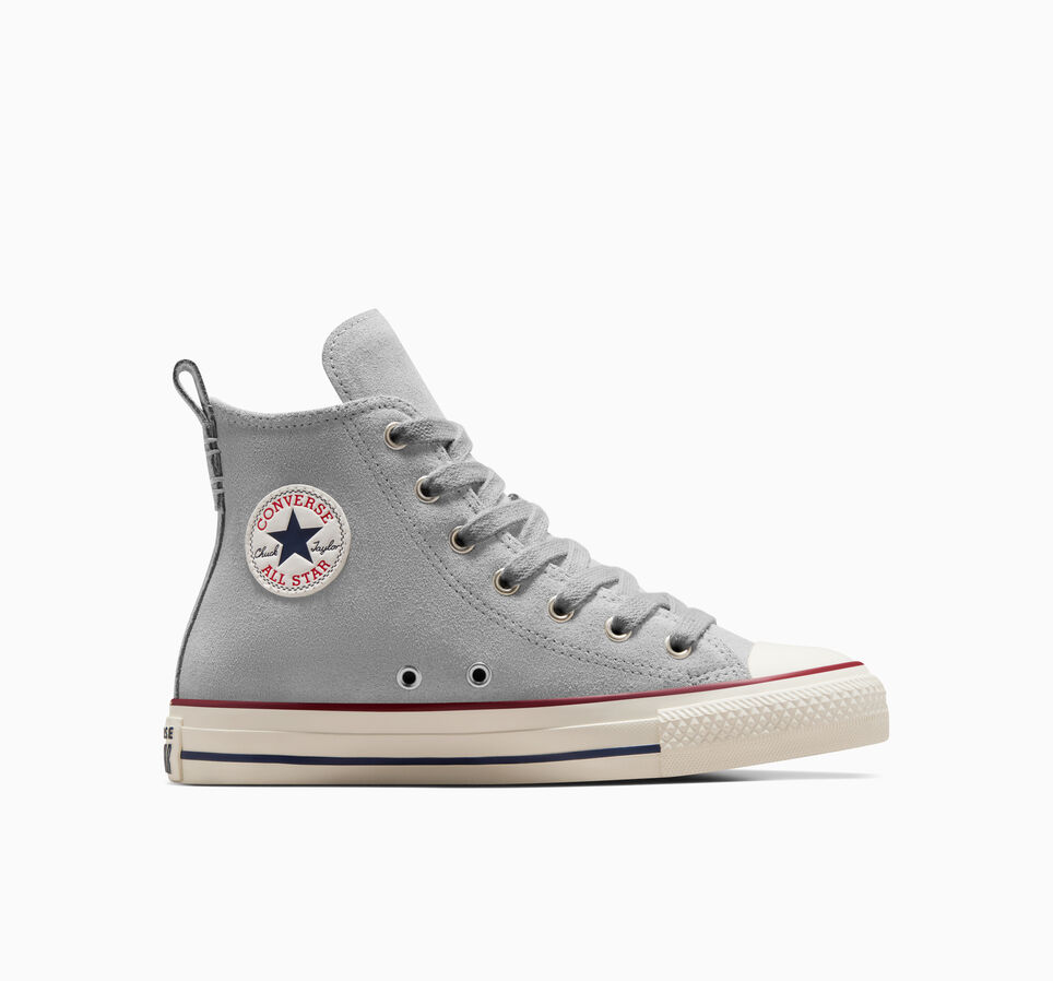 Chuck Taylor All Star Suede Zone grise/&Eacute;cru/Bleu marine minuit