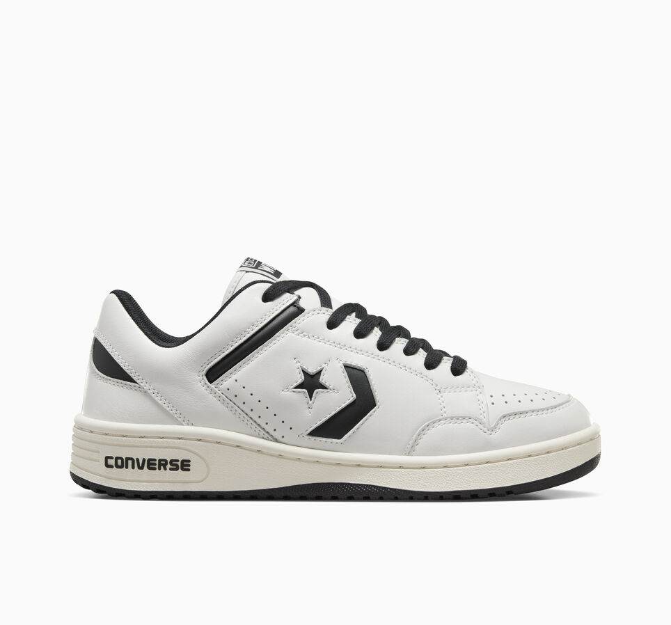 Converse Weapon Leather Blanco vintage/Negro