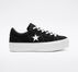 ONE STAR PLATFORM OX RHUBARB/WHITE/WHITE Black/Black/White