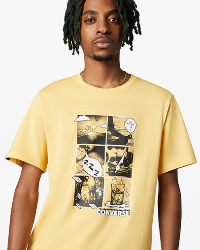 Comic Graphic T-Shirt Cyber Mango, Detail View