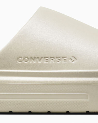 Converse Essential Slide Blanc papyrus/Blanc papyrus/Blanc papyrus, Detail Angle View