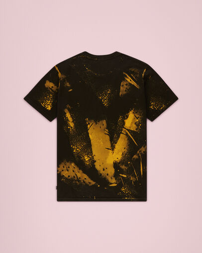 Chuck Taylor Paint Brush T-Shirt Black/Amarillo, Back View