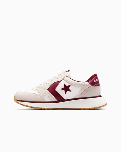 Omni Trainer Egret/Vintage White/Park Red, Inner Side View