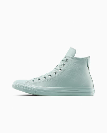 Chuck Taylor All Star Water-Repellent Leather Mountain Teal/Black, Inner Side View