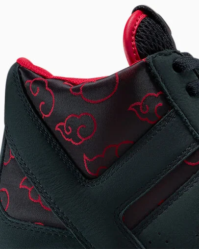 Converse x NARUTO SHIPPUDEN Itachi Weapon Black/Red/Moonbathe, Detail Angle View