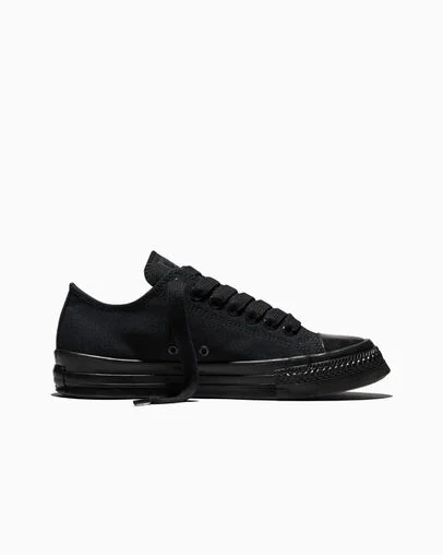 Chuck Taylor Throwback Black/Black/Black, Outer Side View