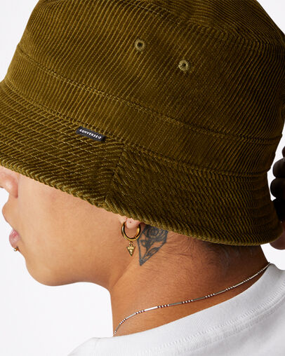 Novelty Bucket Hat Dark Moss
