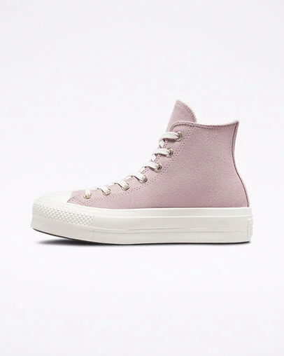 Chuck Taylor All Star Lift Platform Earthy Neutrals Mauve pierre/Aigrette/Aigrette, Inner Side View