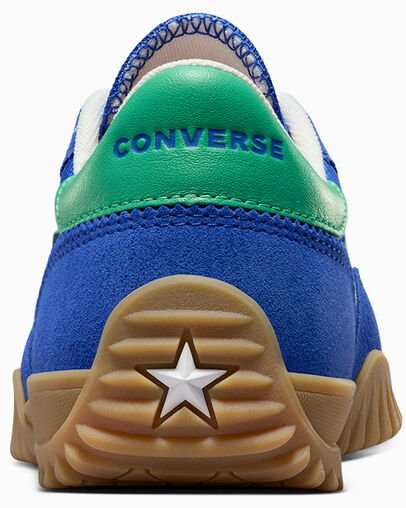 Run Star Trainer Bleu/Vert sommet/&Eacute;cru, Detail Angle View