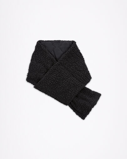 &Eacute;charpe matelass&eacute;e r&eacute;versible Noir Converse, 3/4 View