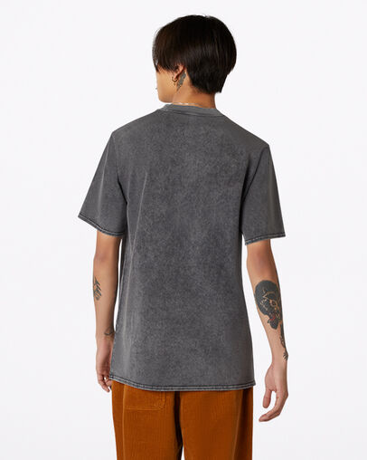 Fashion Cut and Sew T-Shirt Converse Black, Back View