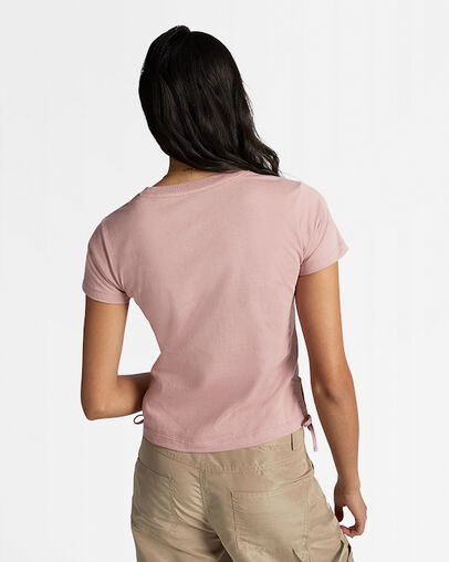 Wordmark Fashion T-Shirt Night Flamingo, Full Body View