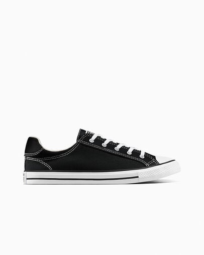 Chuck Taylor All Star Dainty Lucky Black/White/Black, Outer Side View
