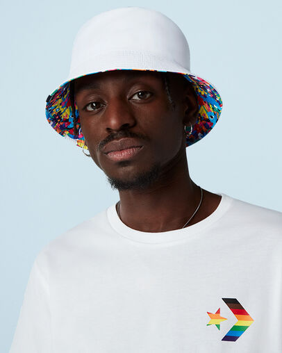 Find Your Pride Reversible Bucket Hat Pride Aop/White (10A)