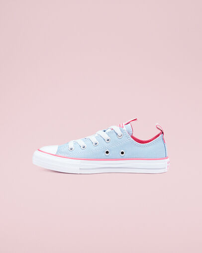 Chuck Taylor All Star Seasonal Color Sea Salt Blue/Bold Pink/White, Inner Side View