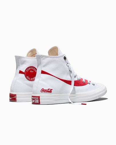 Converse x Coca-Cola Chuck Taylor All Star White/Racing Red/White, Heel View