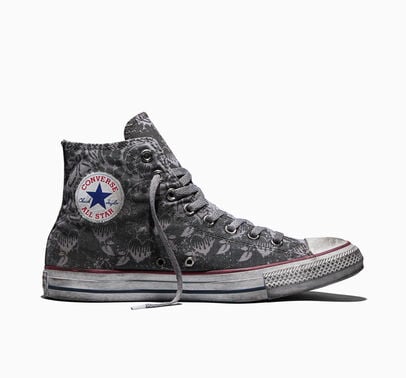 Converse Chuck Taylor All Star Hearts On Fire Black Dark Hearts