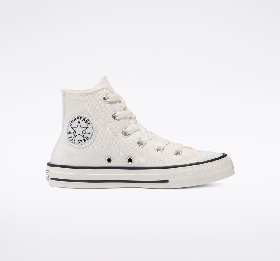 Chuck Taylor All Star UV Glitter Egret/Black/Egret