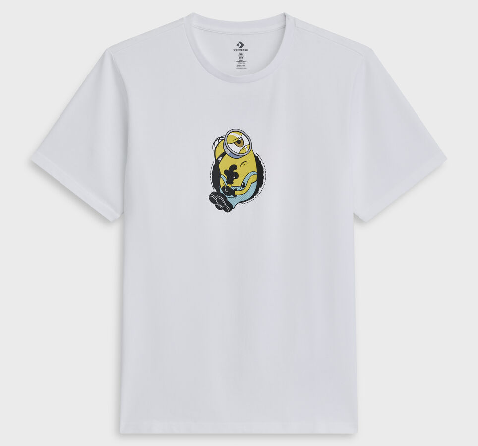Converse x Minions T-Shirt White 10A