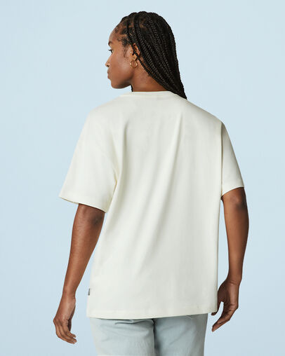 T-shirt &agrave; manches courtes, col ras du cou et coupe d&eacute;contract&eacute;e Chuck Taylor Zodiac Aigrette, Back View