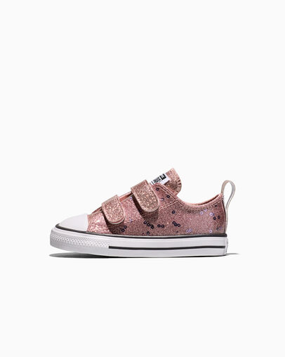 Converse Chuck Taylor All Star Easy-On Glitter & Sequins Petal Pit/Amethyst/White — photo 5