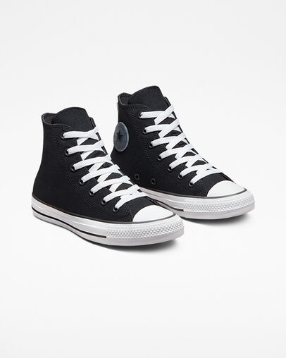 Chuck Taylor All Star Translucent Patch Black/White/Black, Angled View