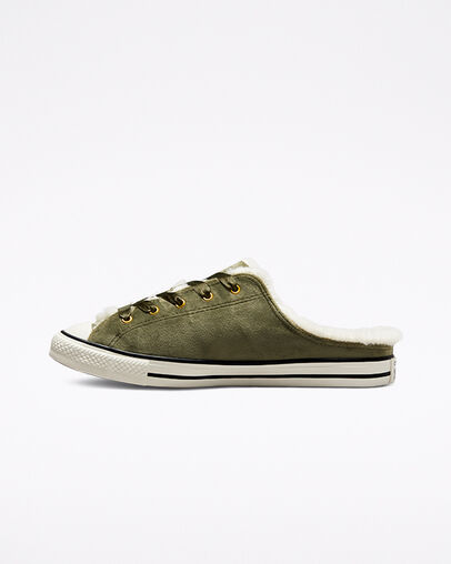 Chuck Taylor All Star Dainty Mule Welcome to the Wild Field Surplus/Egret/Black, Inner Side View
