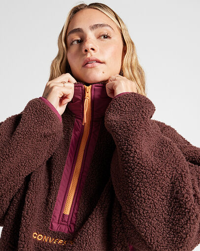 Sherpa Half Zip Top Eternal Earth