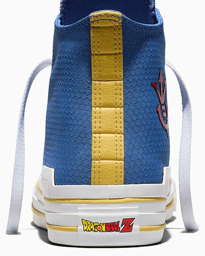 Converse Chuck Taylor All Star x Dragon Ball Z Vegeta Delft/High Risk Red, Detail Angle View