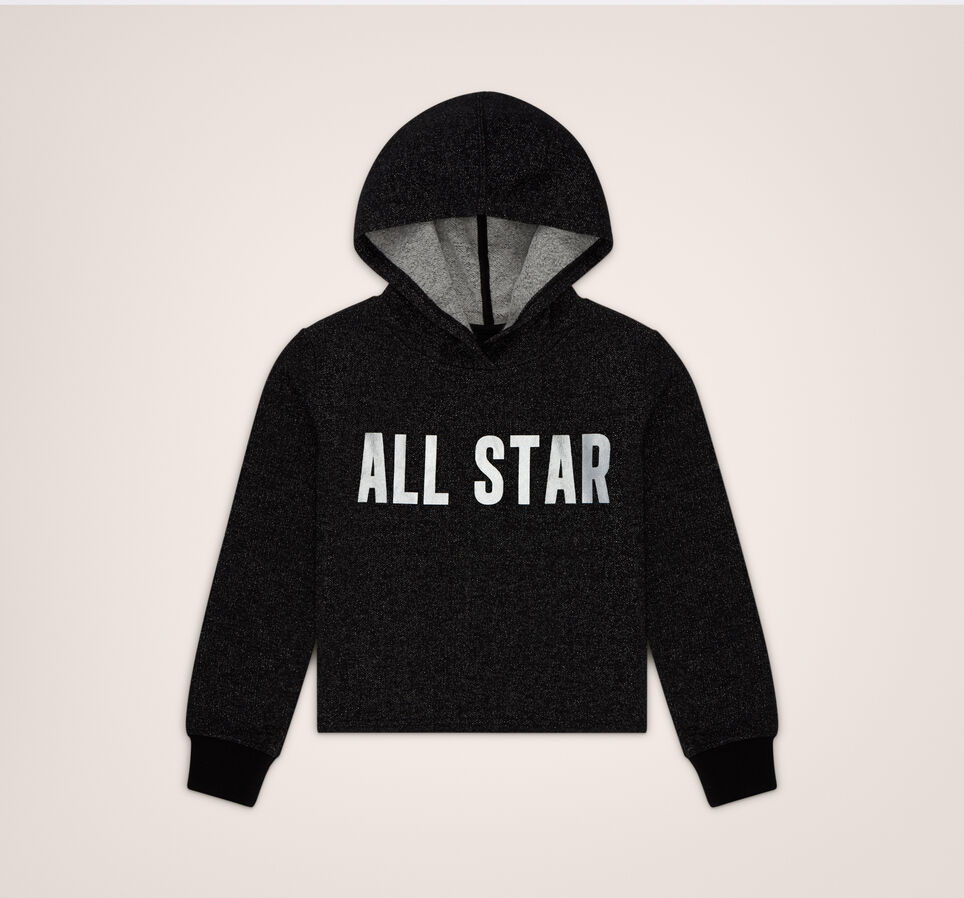 Sudadera con capucha corta All Star Negro