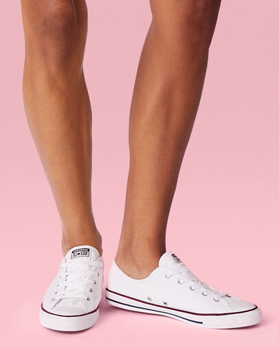 Chuck Taylor All Star Dainty New Comfort Wit/Rood/Blauw, Detail Angle View