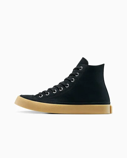 Chuck Taylor All Star Gum Rubber Black/Black/Gum, Inner Side View