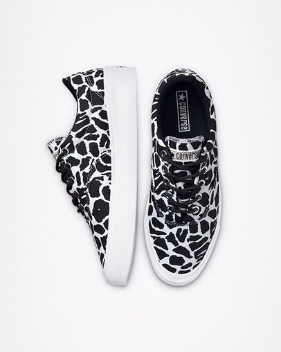 Skidgrip Archive Crackle White/Black/White, Top and Side View