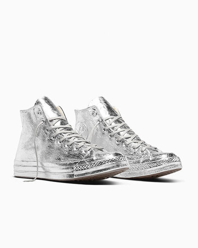 Chuck 70 Limited Edition Silver Foil Silver Foil, Top and Side View