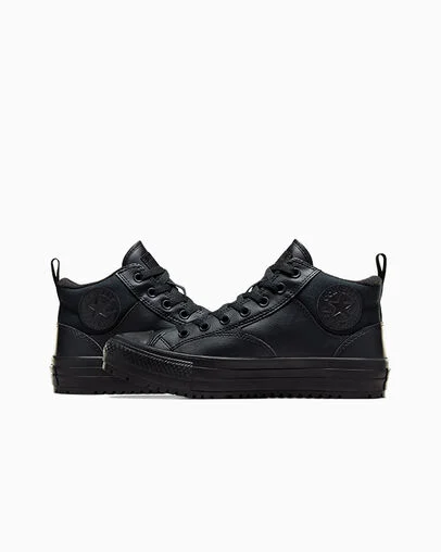 Chuck Taylor All Star Malden Street Boot Black/Black/Black, Detail Angle View