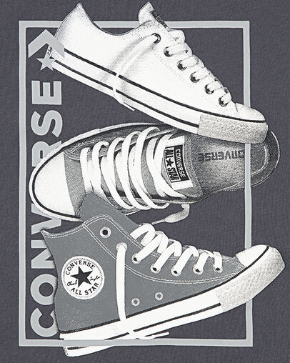 Stacked Chuck Oversized T-Shirt Dark Matter, Detail View