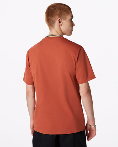 Tee-shirt &agrave; manches courtes Skull &Eacute;corce rouge, Back View