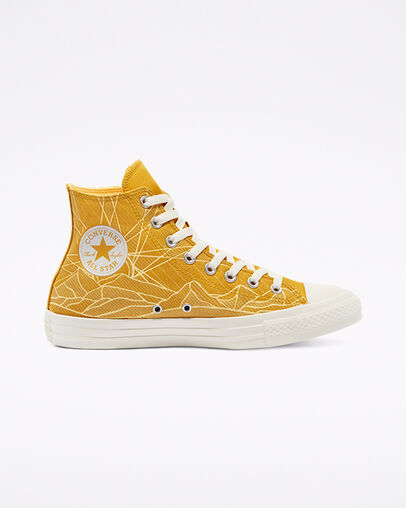 Summer Daze Chuck Taylor All Star Jaune d'or/Aigrette/Aigrette, Outer Side View