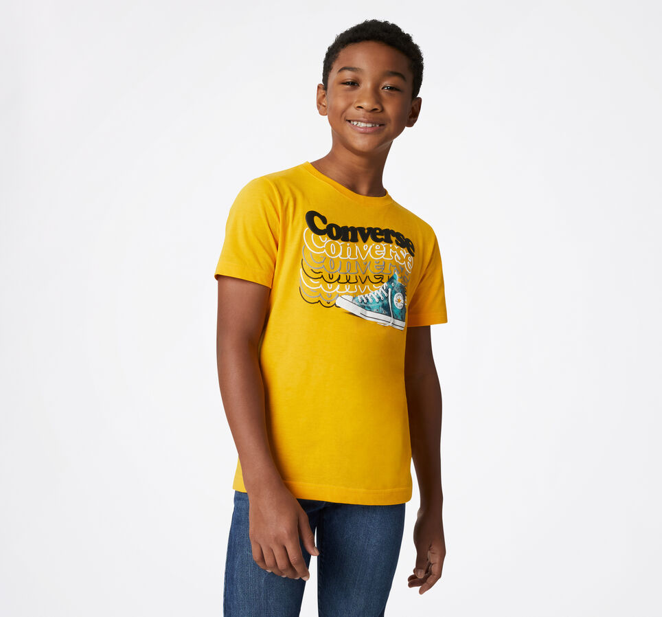 Converse Wavy Wordmark Sneaker T Shirt