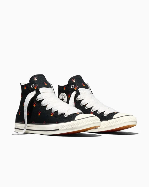 Chuck Taylor All Star Flames Black/Red/Egret